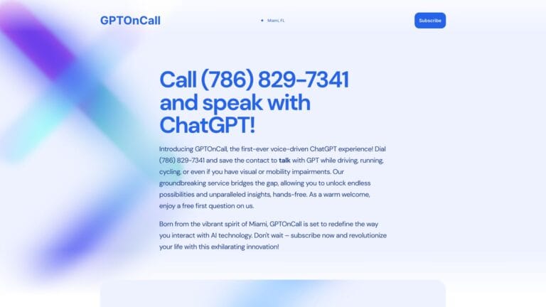 Innovative Gptoncall AI Tool Review
