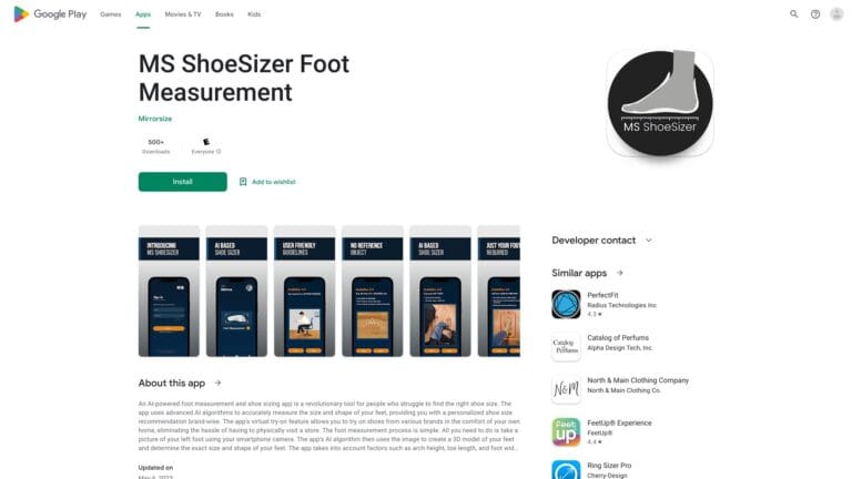 Innovative Ms Shoesizer Foot Measurement AI Tool Review