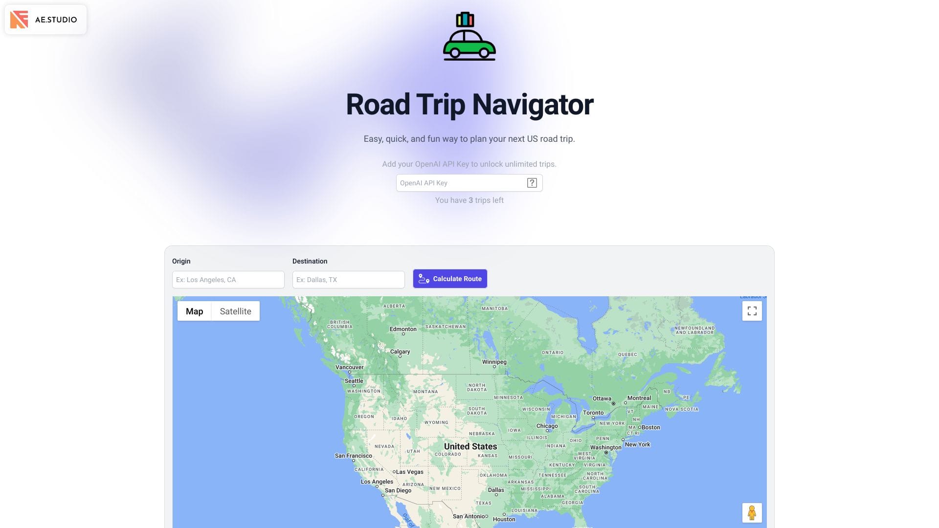 Road Trip Navigator logo