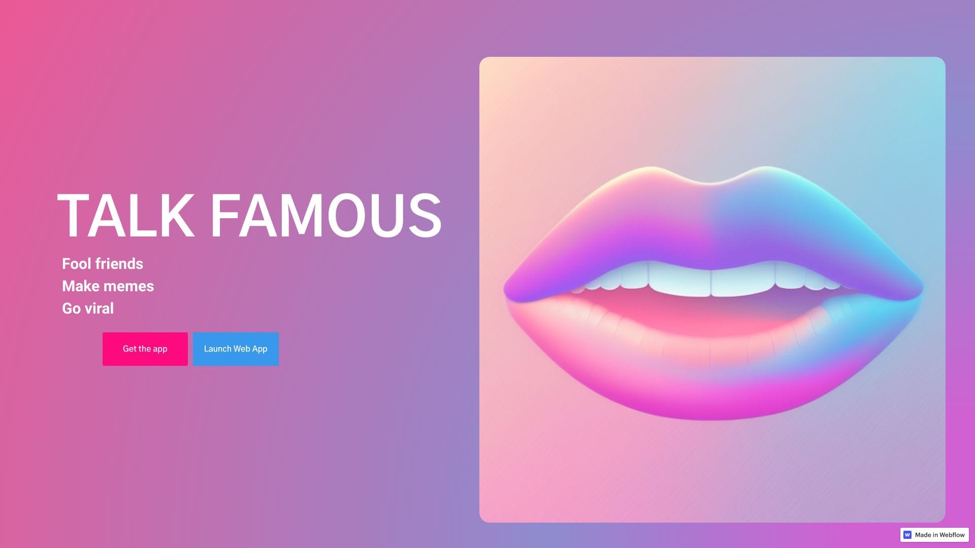 TalkFamous logo