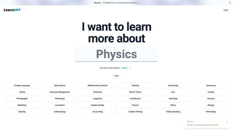 Advanced Learngpt AI Tool Review