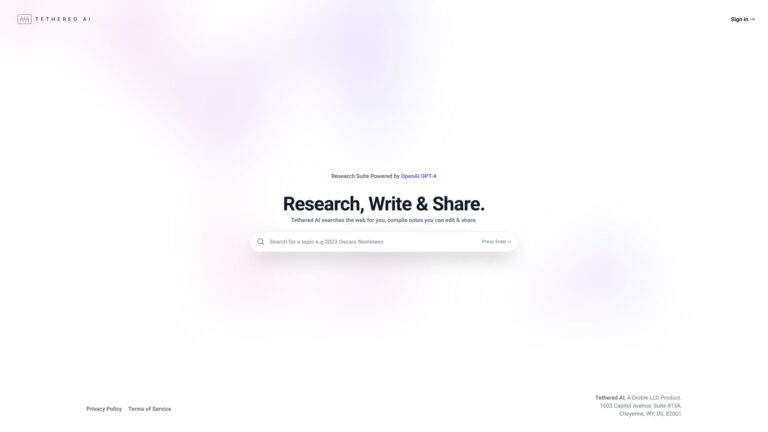 Top Tethered AI AI Tool Review
