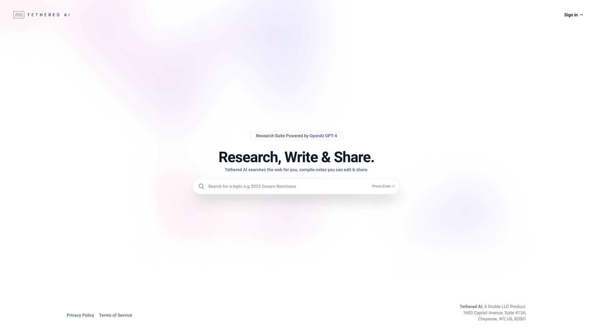 Tethered AI logo