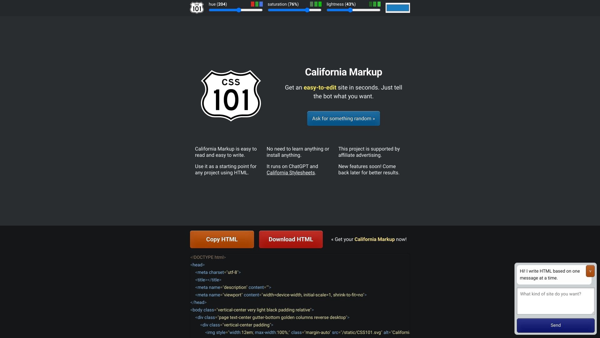 California Markup logo