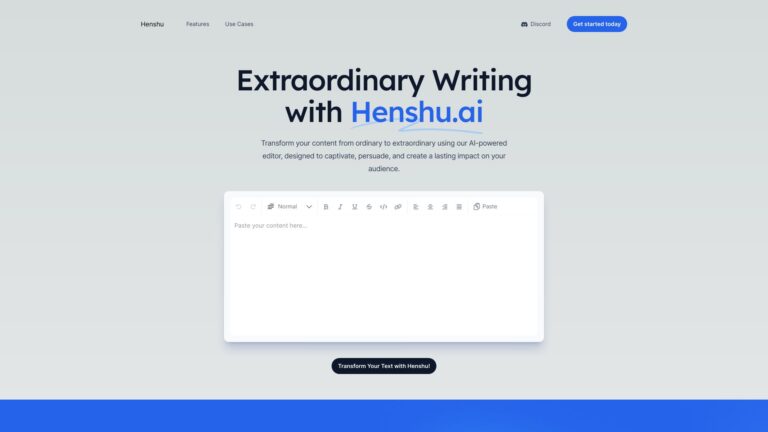 Free Henshu.ai AI Tool Review