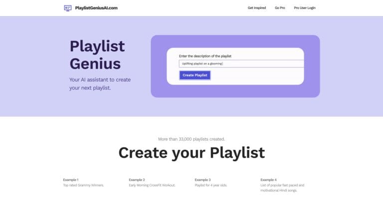 Innovative Playlistgeniusai AI Tool Review