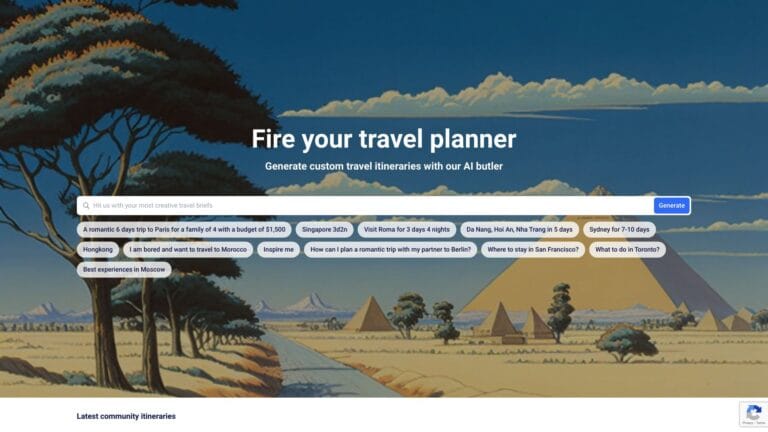 New Plantrips AI Tool Review