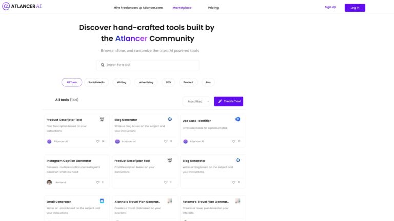 Advanced Atlancer.ai AI Tool Review