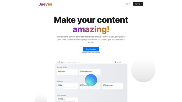 Smart Jaeves AI AI Tool Review
