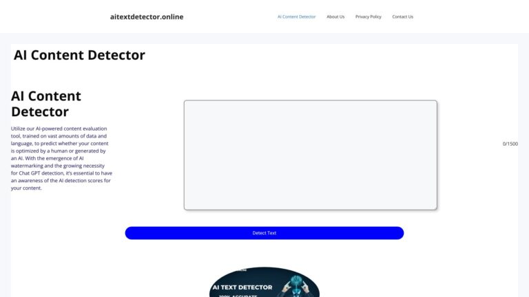 New AI Text Detector AI Tool Review