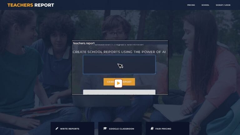 Smart Teachers Report Writer AI Tool Review