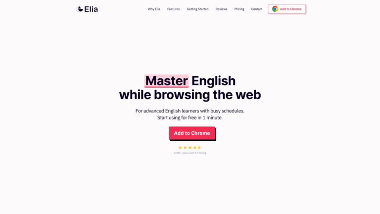 Top Elia AI Tool Review