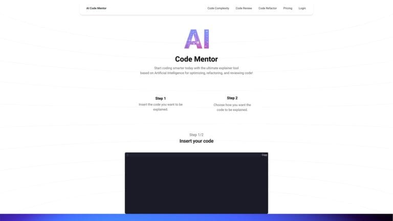 Powerful AI Code Mentor AI Tool Review