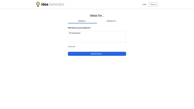 Smart Idea Generator AI Tool Review