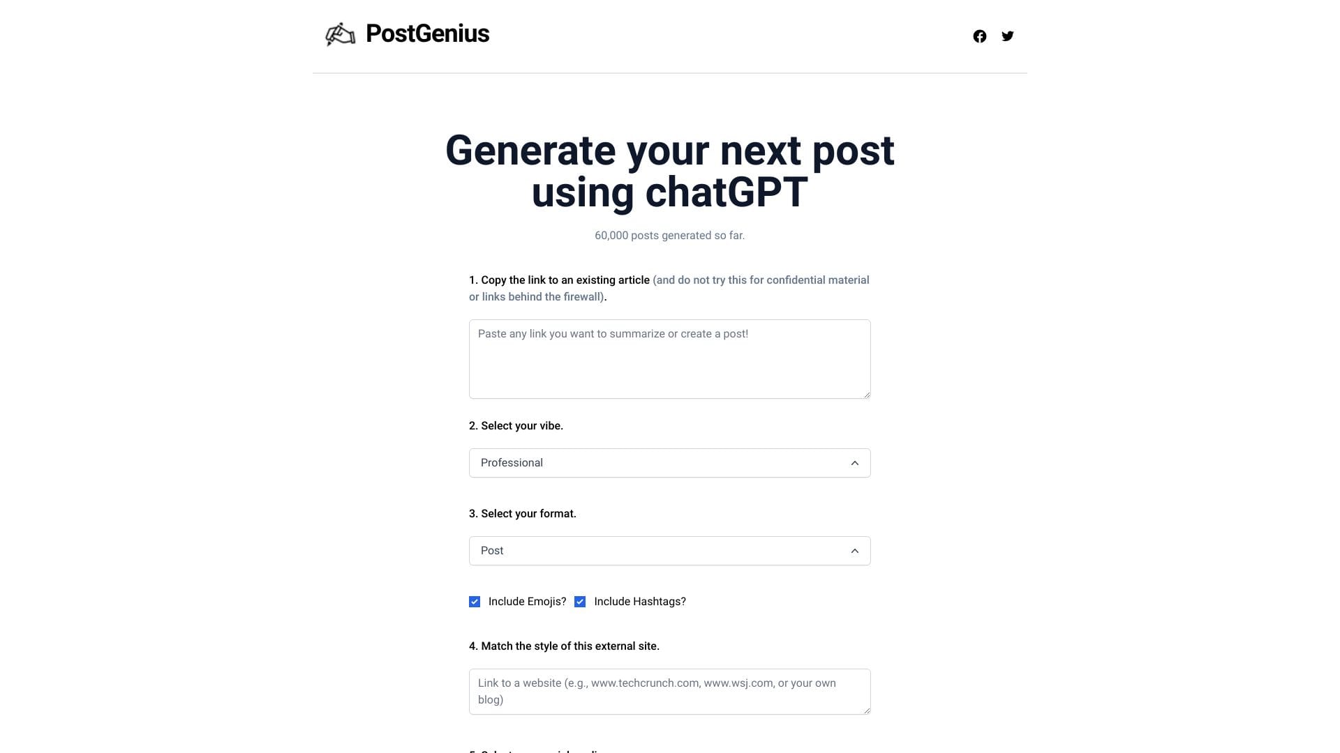 PostGenius logo
