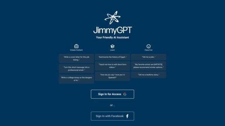 Best Jimmygpt AI Tool Review