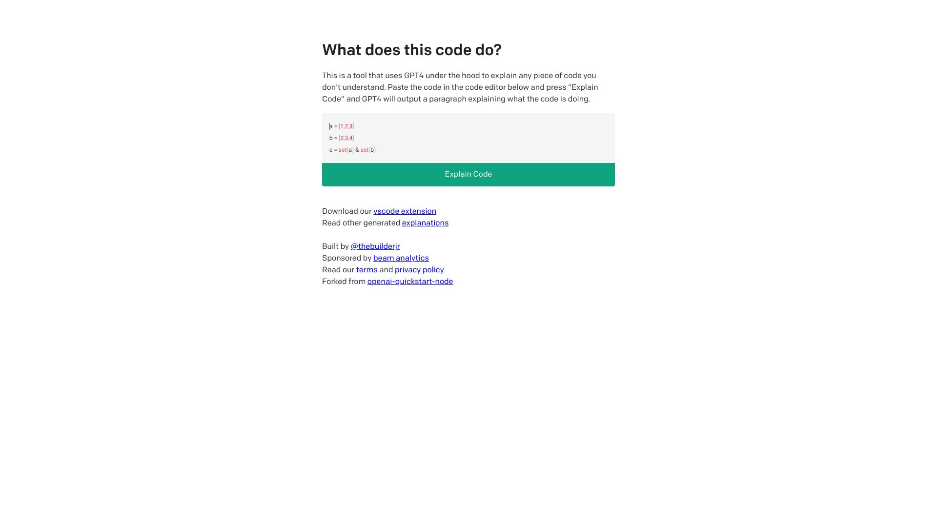 AI Code Explainer logo