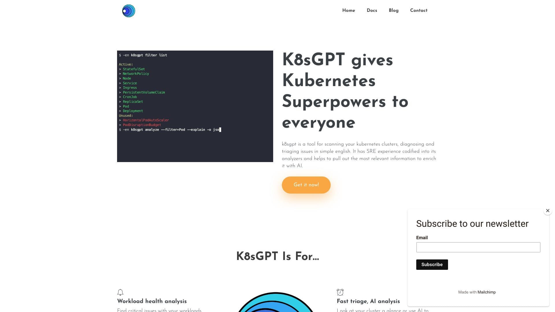 K8sGPT logo