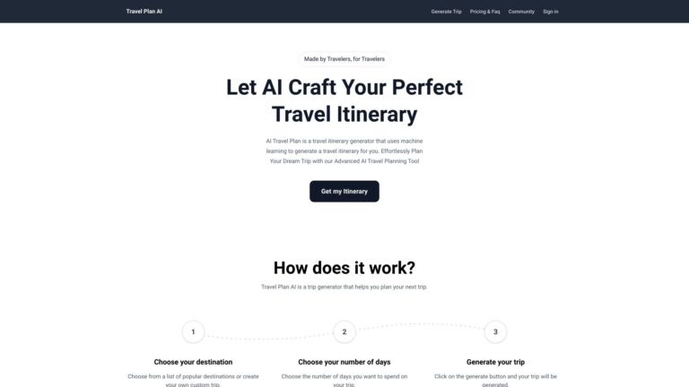 Best Travel Plan AI AI Tool Review