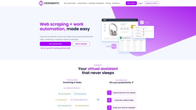 Innovative Hexomatic AI Tool Review