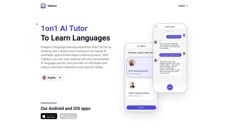 Free Talkface AI Tool Review