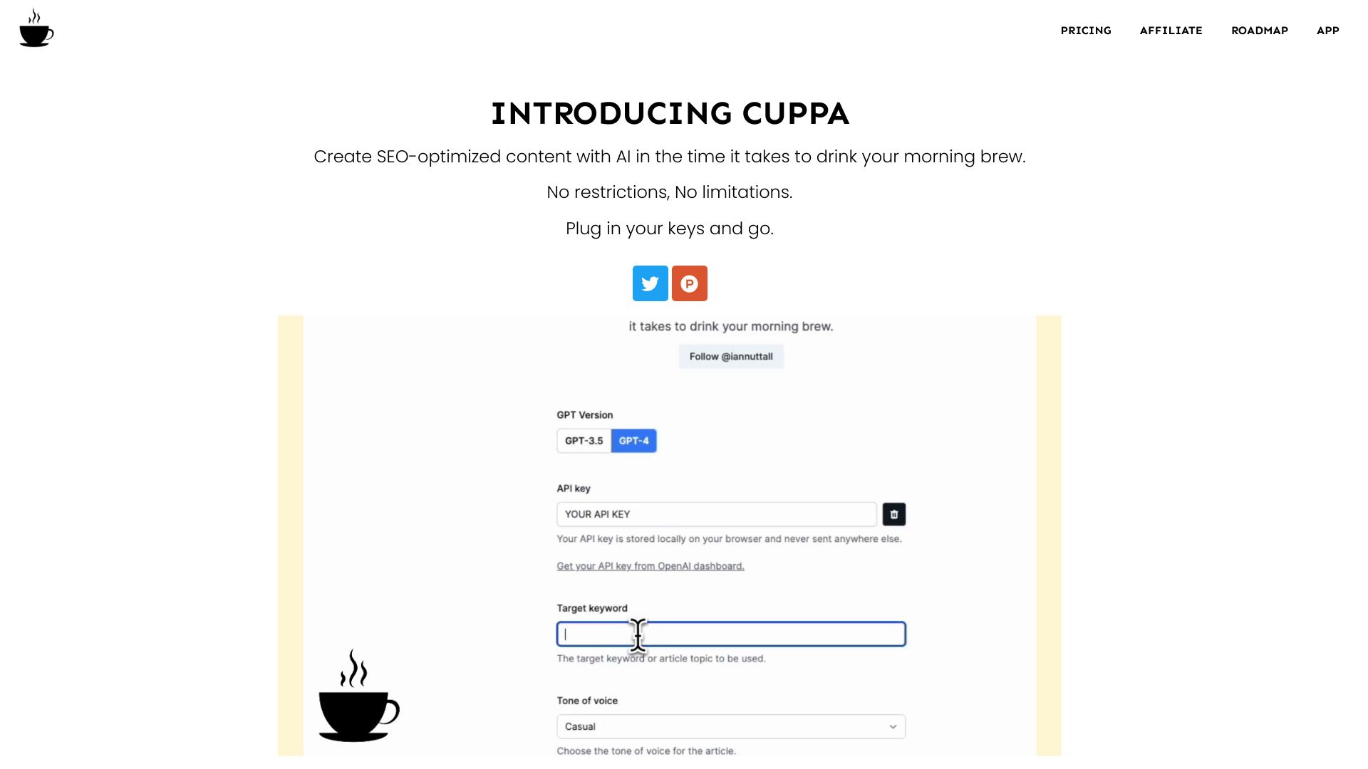 Cuppa AI logo