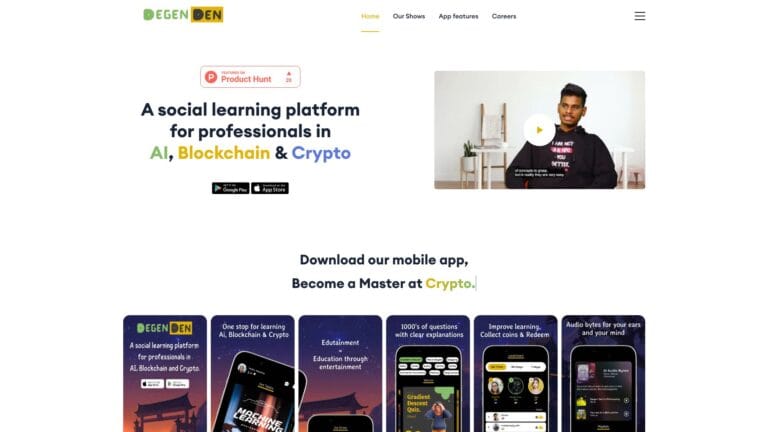 Top AI, Blockchain & Crypto Social Learning Platform AI Tool Review