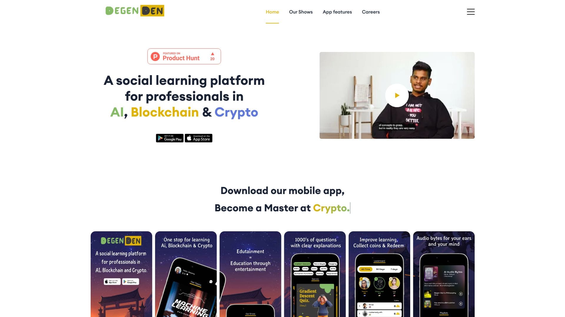 AI, Blockchain & Crypto Social Learning Platform logo