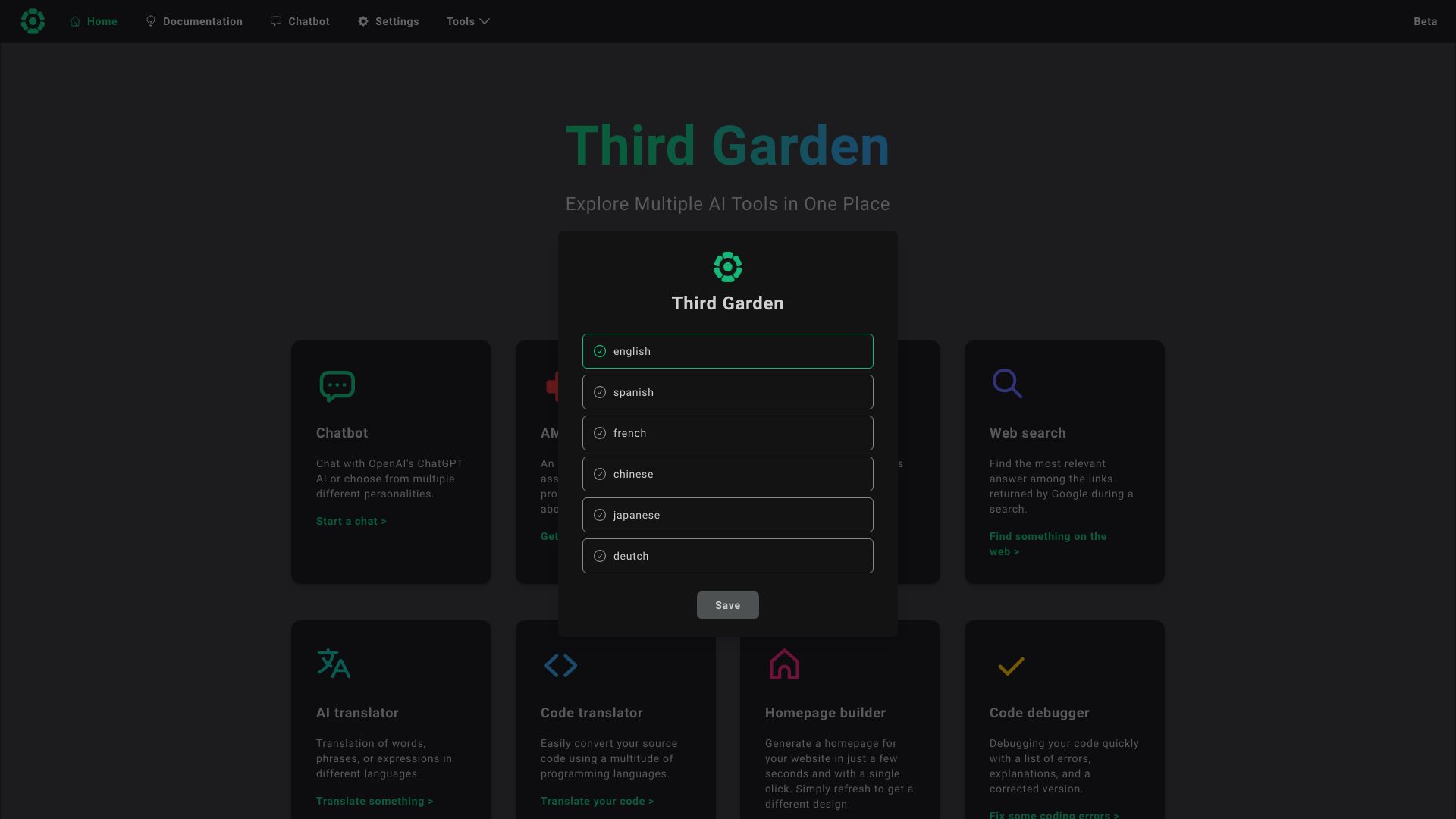 Third Garden logo