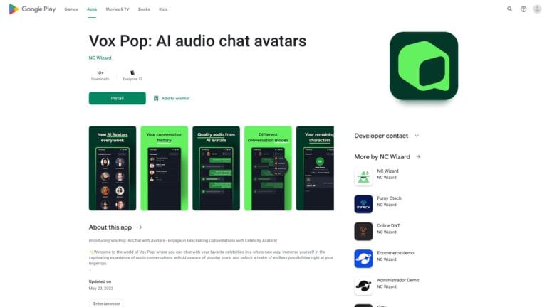 Free Vox Pop AI Tool Review