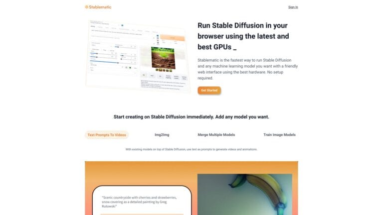 Top Stablematic AI Tool Review