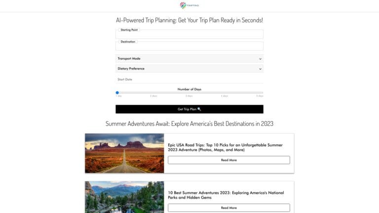 Advanced Triptrio.co AI Tool Review