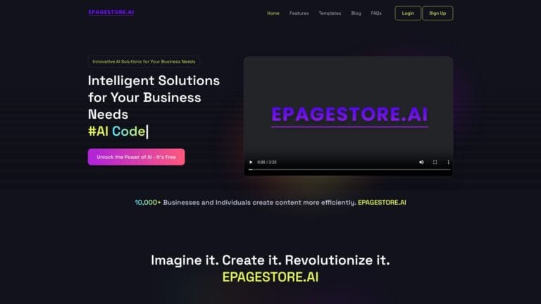 Top Epagestore.ai AI Tool Review