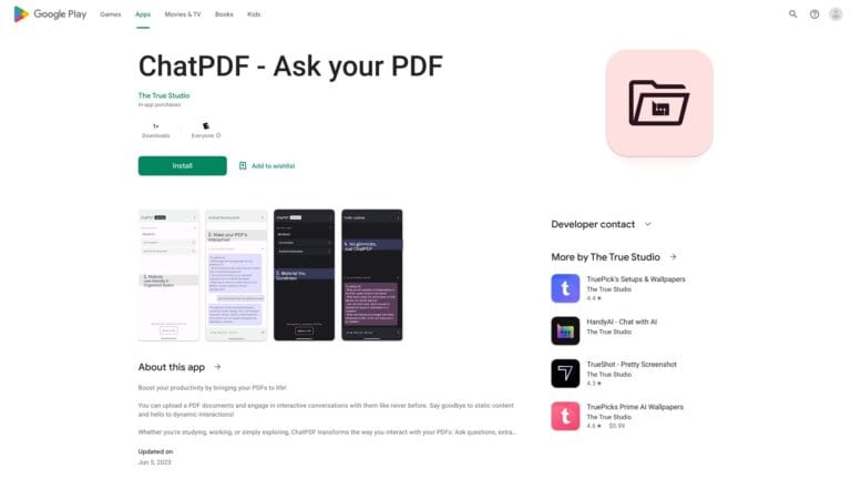 Free Chatpdf AI Tool Review