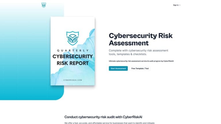 Top Cyberriskai AI Tool Review