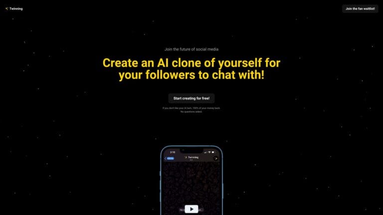 Top Twinning AI AI Tool Review