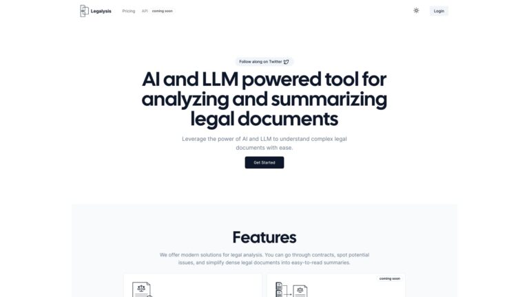 Free Legalysis AI Tool Review