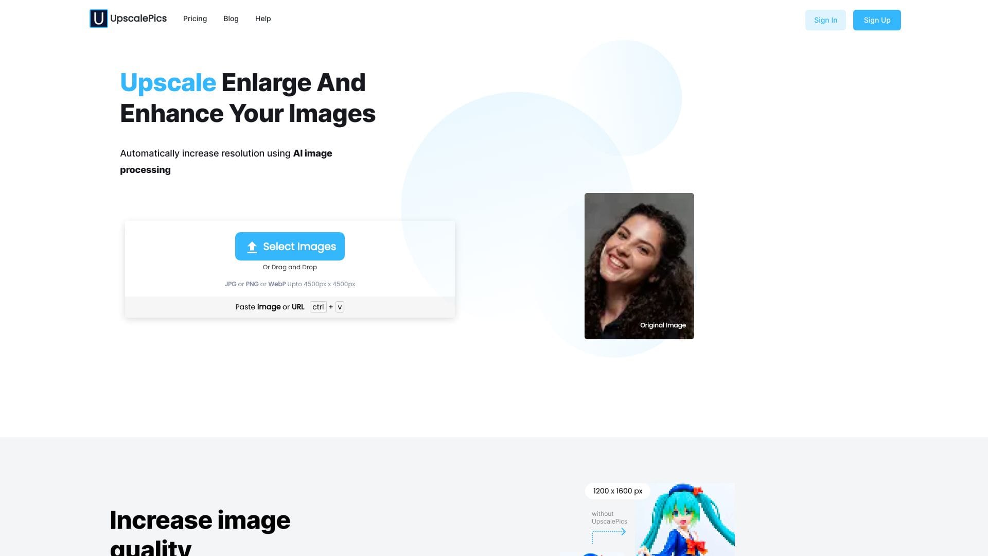 Upscalepics logo