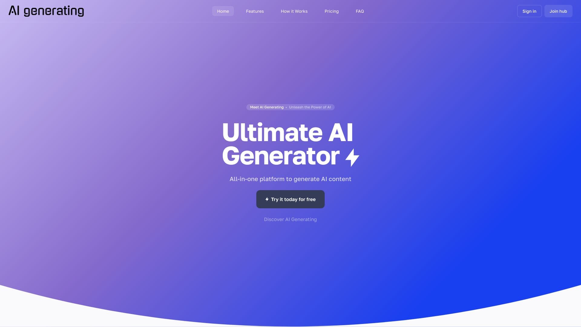AI Generating logo