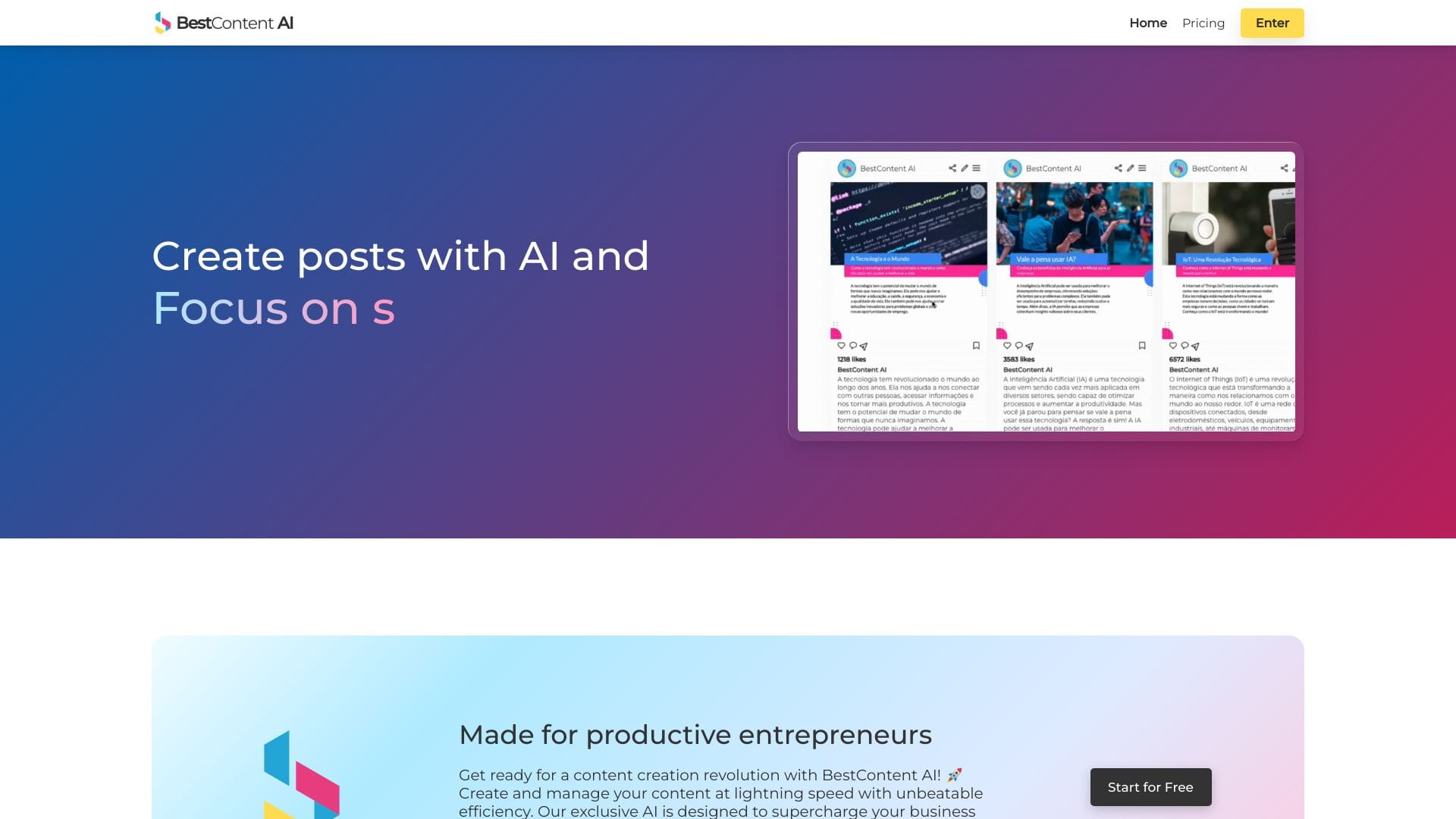 BestContent AI logo