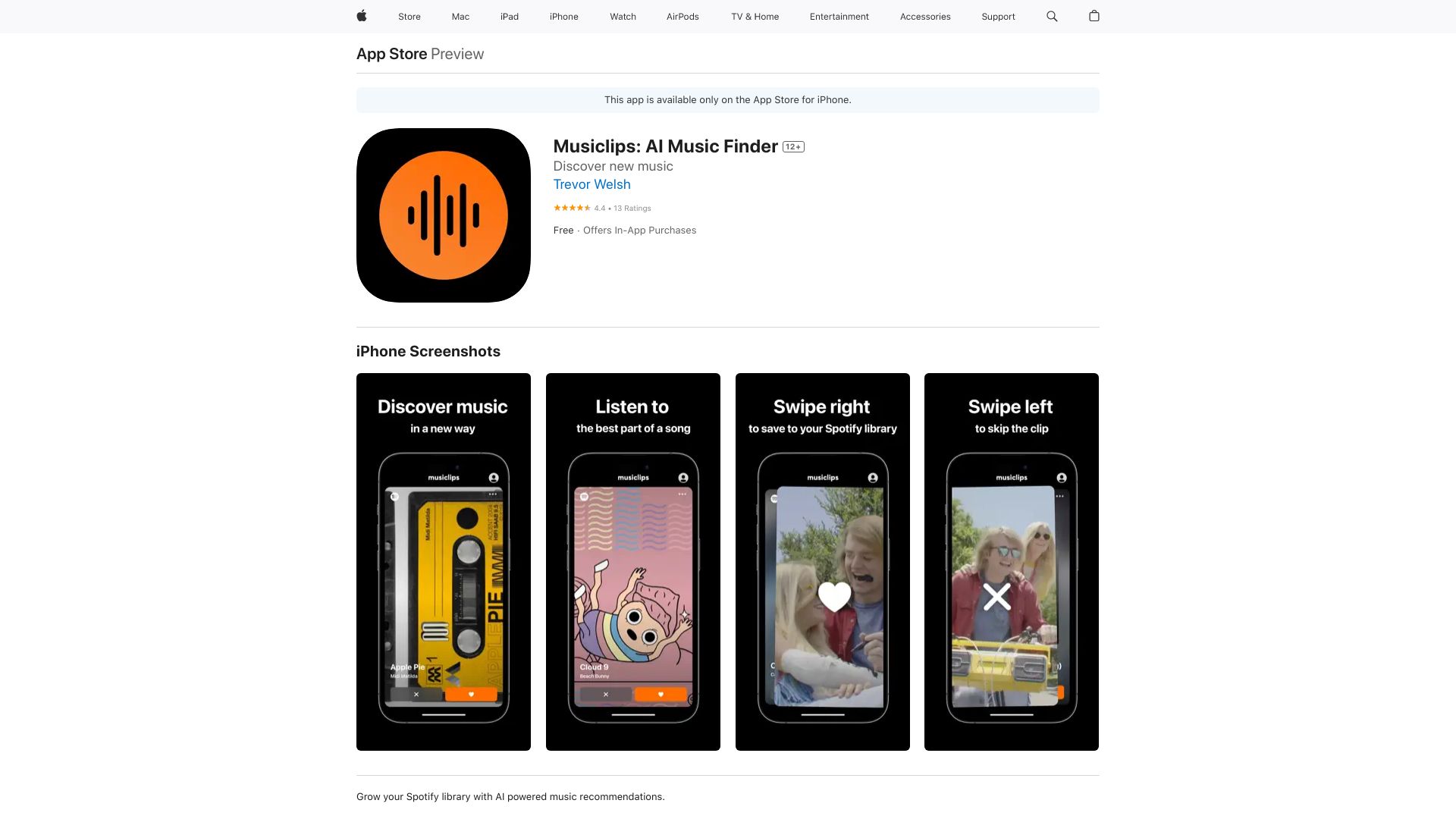 Musiclips for Spotify logo