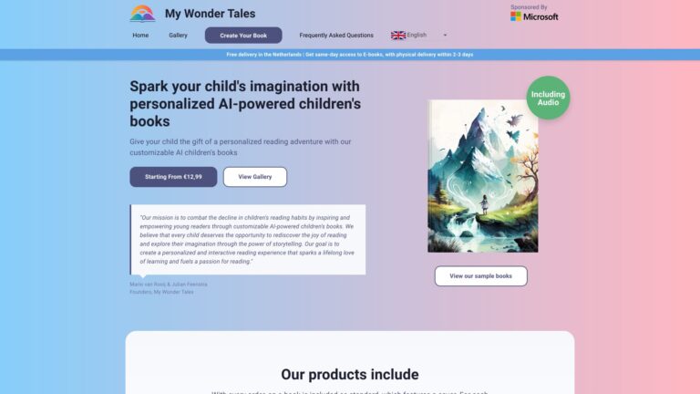 Best My Wonder Tales AI Tool Review