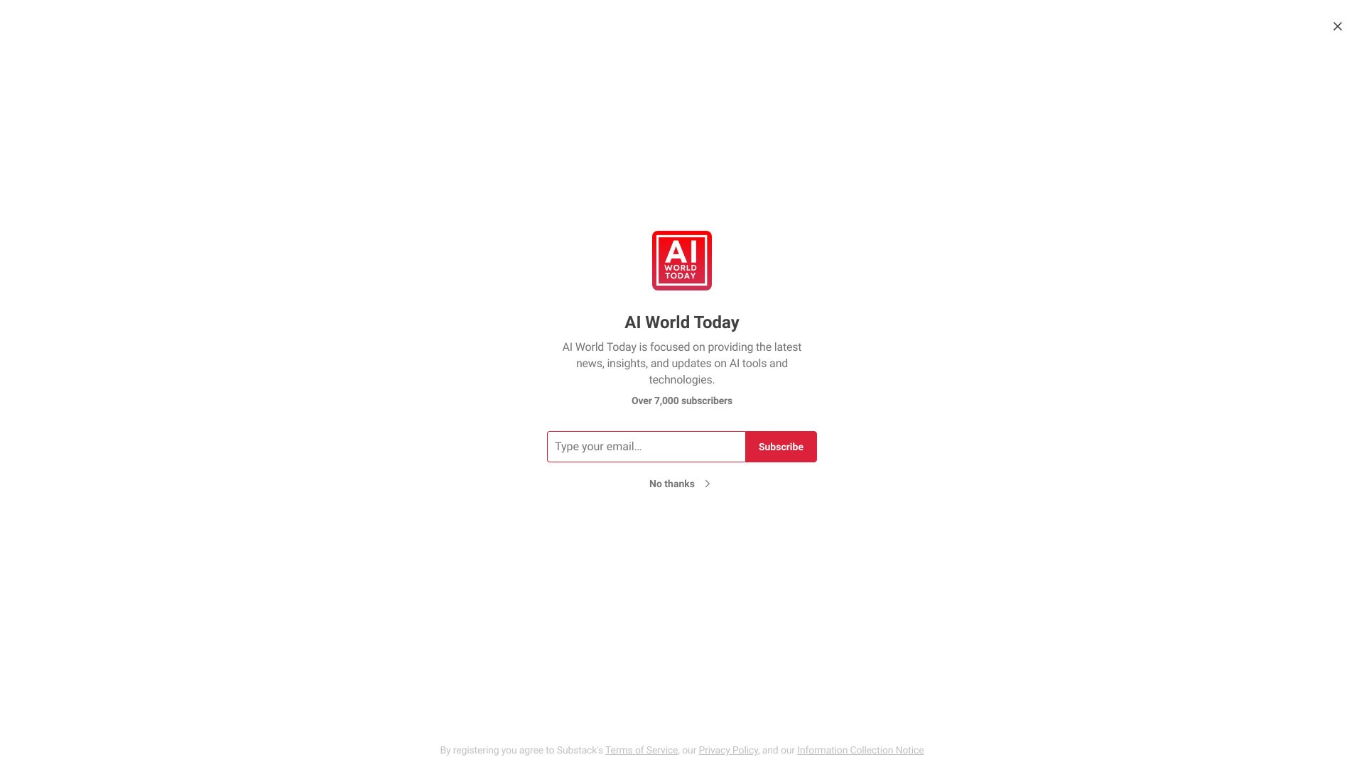 AI World Today logo