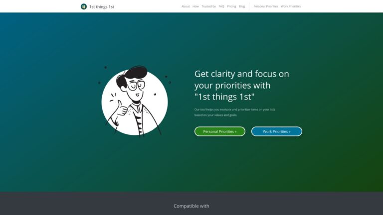 Smart 1st Things 1st AI Tool Review