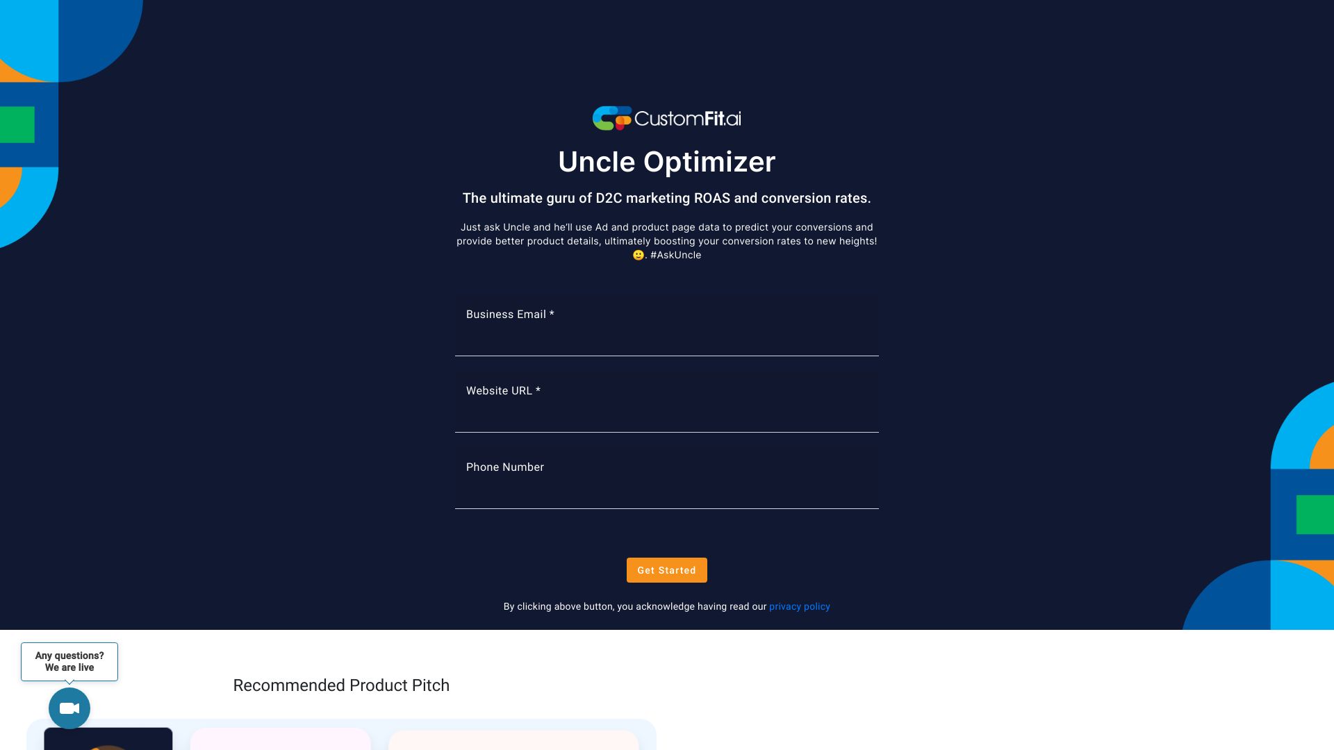 UncleOptimizer by CustomFit.ai logo