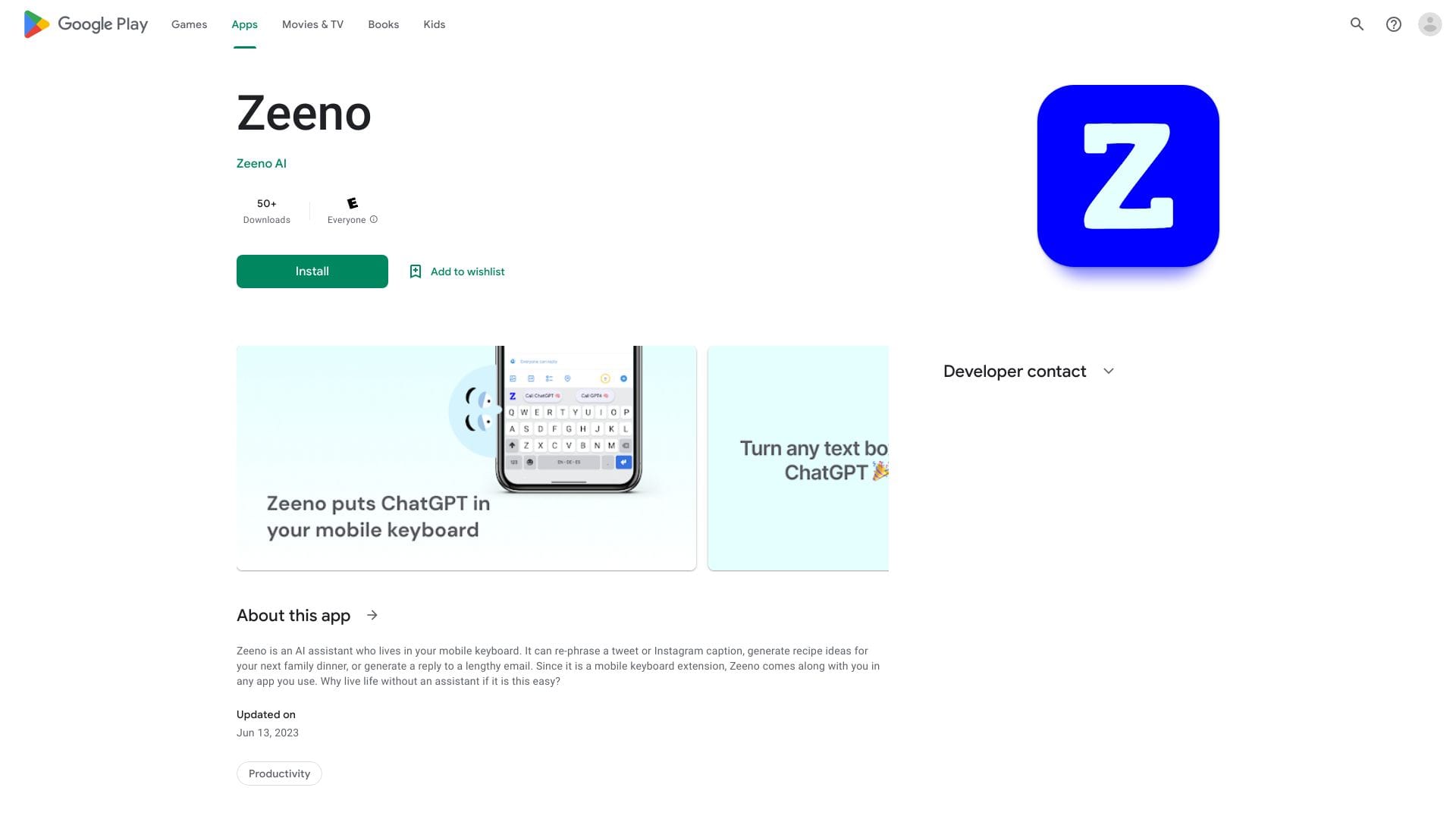 Zeeno AI logo