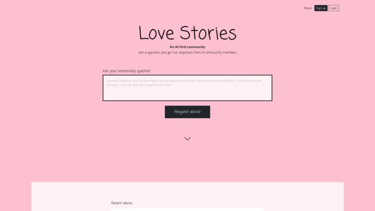 Free Love Stories AI Tool Review