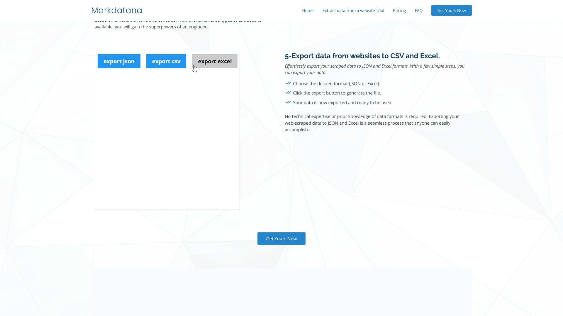 Data Extraction Tool logo