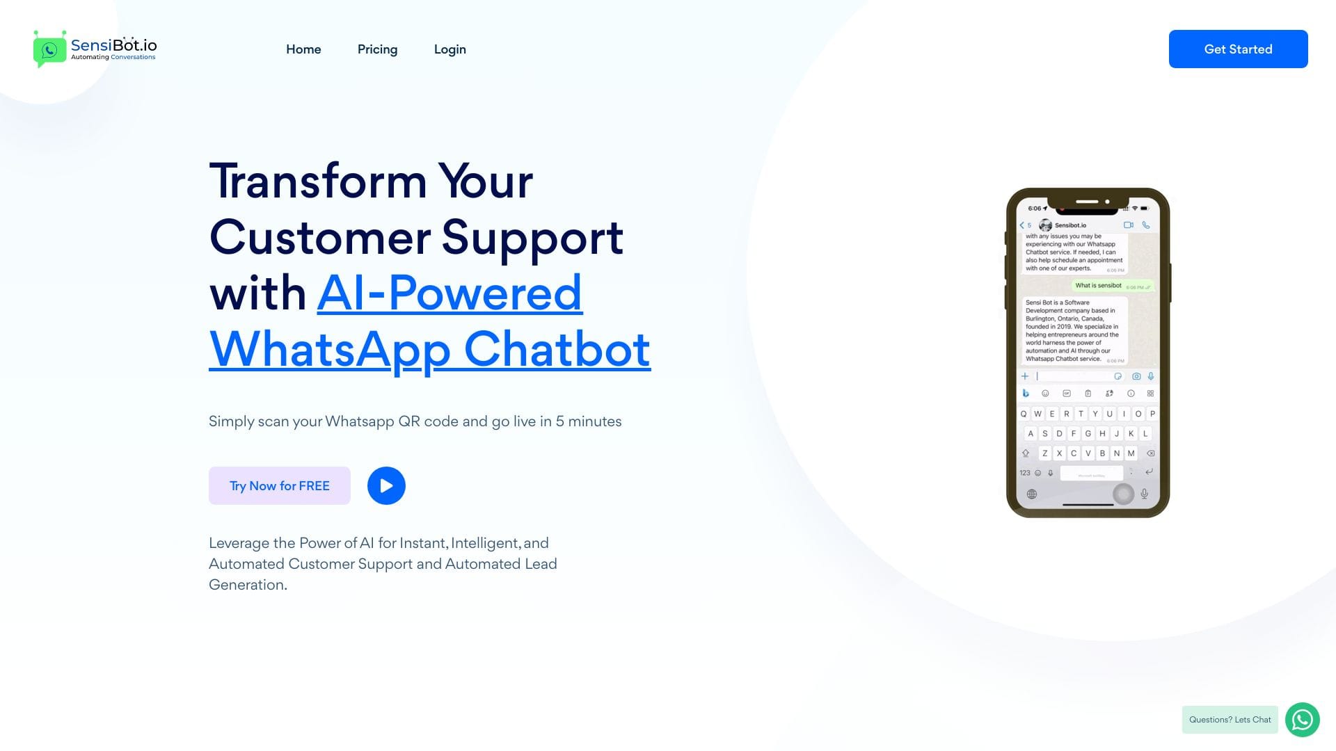 SensiBot logo