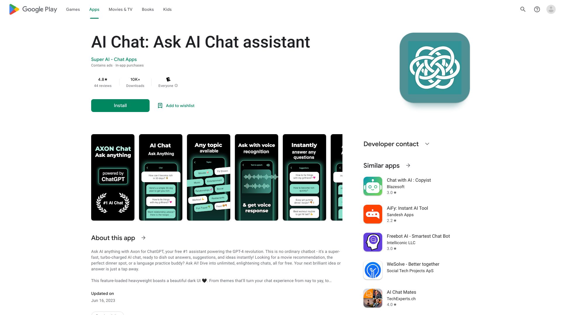 AI Chat logo